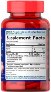 Tác dụng phụ của thuốc Omega 3 Puritan