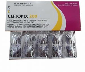 Quy cách đóng gói thuốc Ceftopix 200