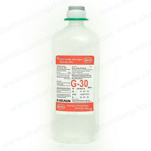 Glucose 30% 500ml B.Braun (G30 BB)