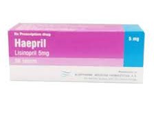Quy cách đóng gói thuốc Haepril 5 Mg