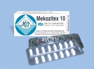 Quy cách đóng gói của thuốc Mekozitex 10