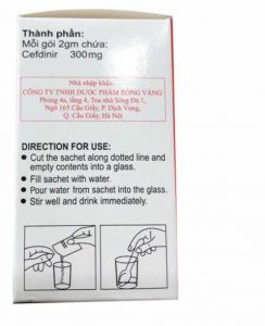 Thông tin sản phẩm thuốc Ziptum Sachet