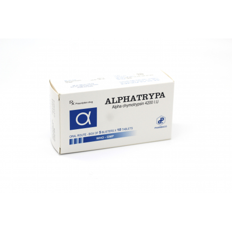 alphatrypa-hp-trang-h5vi-x-10v-tw1 Thuốc Alphatrypa Pharbaco là gì ?