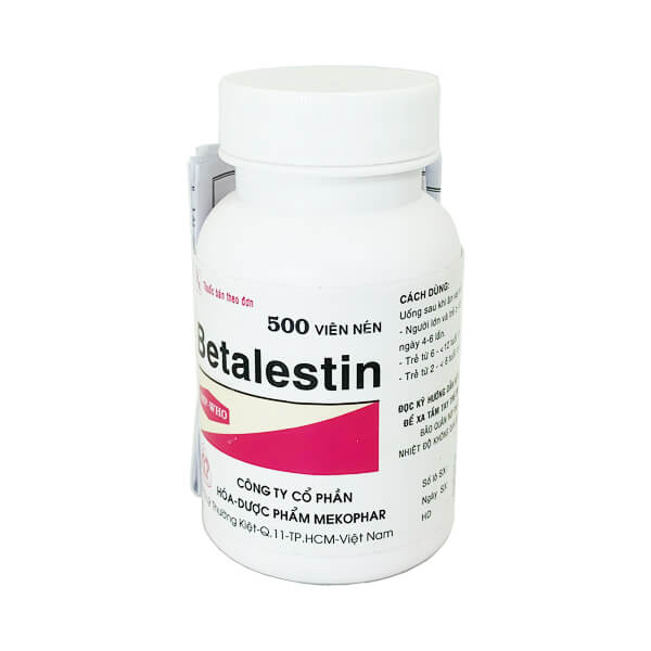 betalestin_500_vien_4 Tác dụng phụ của thuốc Betalestin