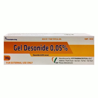 dbb10b2bfb5a8cdbc9762aedf56c33cf_tn Thuốc Gel Desonide 0,05% là gì ?