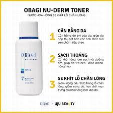 Công dụng của Nước hoa hồng Obagi Nu-derm Toner