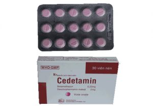 Công dụng của thuốc Cedetamin