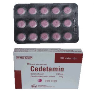 Công dụng của thuốc Cedetamin