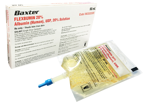 thuoc-flexbumin_15-24519 Công dụng của thuốc Flexbumin 20%