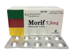 Quy cách đóng gói của thuốc Morif 7.5mg