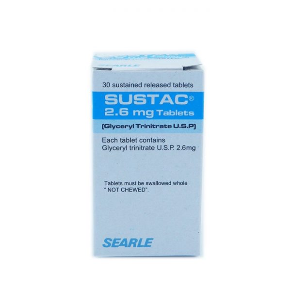 thuoc-tim-mach-sustac-26mg-chai-30-vien-662_00150 Thuốc Sustac 2.6mg là gì ?