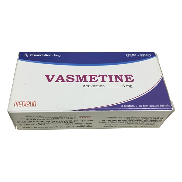 vasmetine_1 Thuốc Vasmetine là gì ?