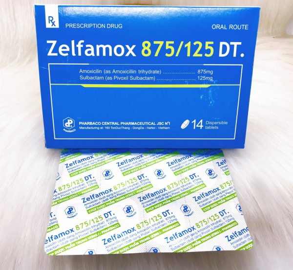 zelfamoxx Thuốc Zelfamox 875/125 DT là gì ?