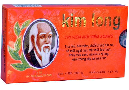 Kim Long - Trị viêm mũi dị ứng, viêm xoang cấp và mãn tính