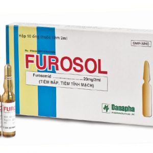 Furosol 20mg/2ml - Chỉ định phù do tim, gan,thận