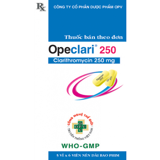 Thuốc Opeclari 500 - Điều trị viêm tai giữa, viêm xoang, viêm amidan