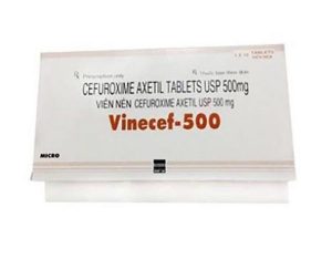 Thuốc Vinecef-500 - Điều trị nhiễm khuẩn đường hô hấp dưới
