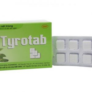 Tyrotab - Điều trị tại chỗ các bệnh ở họng