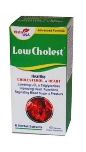 Low Cholest - Giảm mỡ máu, giảm xơ vữa động mạch