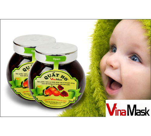 Quất Ho VinaMask - Giảm ho gió, ho khan, ho có đờm, tiêu đờm