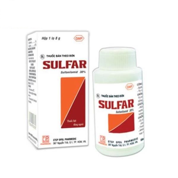 Sulfar 8g - Hỗ trợ điều trị cho các trường hợp đang bị nhiễm trùng