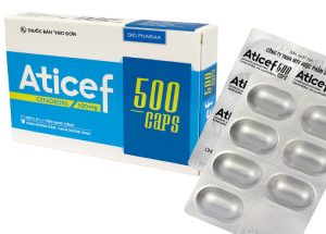 Aticef 500mg - Kháng sinh có công dụng diệt khuẩn 