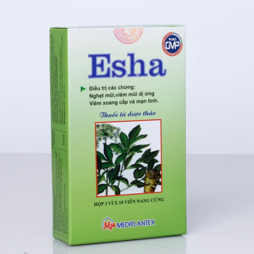 Esha - Điều trị viêm xoang, viêm mũi hiệu quả cao