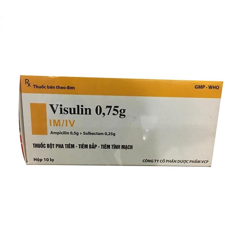 Visulin 0.75g - Điều trị nhiễm khuẩn da
