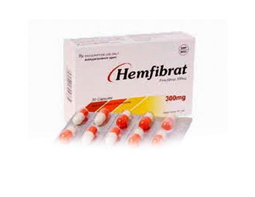 Hemfibrat 300mg - Thực phẩm chức năng giúp giảm mỡ máu