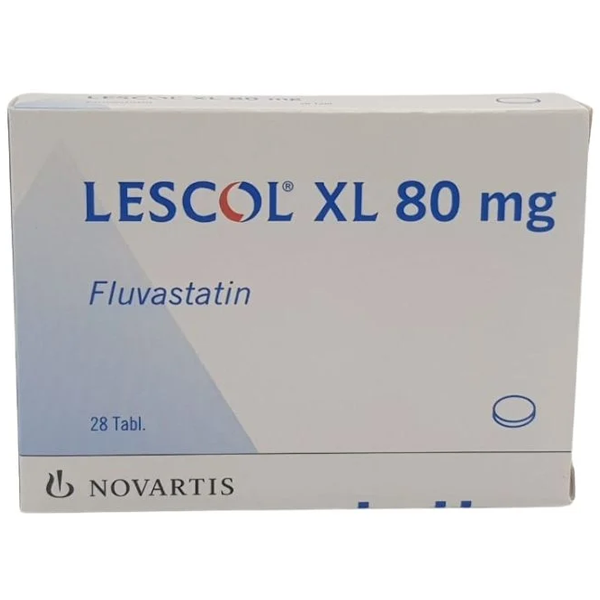 Lescol XL 80mg - Công dụng hạ mỡ máu