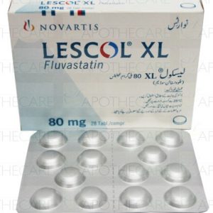 Lescol XL 80mg - Công dụng hạ mỡ máu