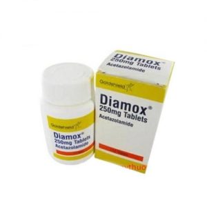 Diamox 250mg - Ngăn ngừa và điều trị  tăng áp lực mắt,  cơn động kinh co giật