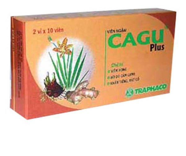 Viên Ngậm Cagu Plus - Hỗ trợ điều trị viêm họng, đau họng