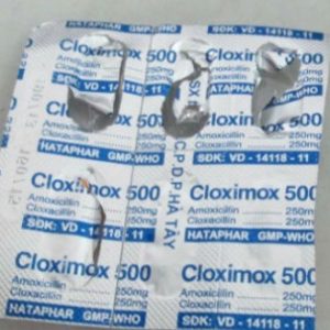 Quy cách đóng gói thuốc Cloximox 500