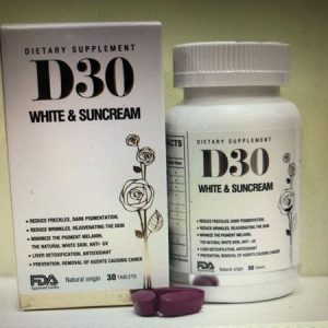 Quy cách đóng gói của thuốc D30 White & Suncream