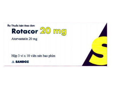 Rotacor 20mg - Giảm cholesterol máu