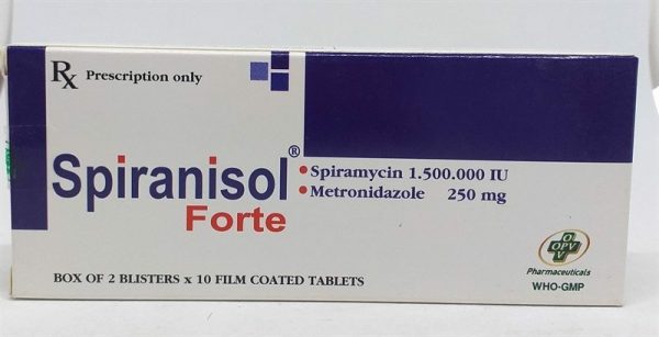 Spiranisol Forte - Điều trị nhiễm trùng răng miệng cấp