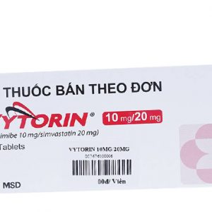Vytorin 10mg/20mg - Hỗ trợ hạ mỡ máu hiệu quả