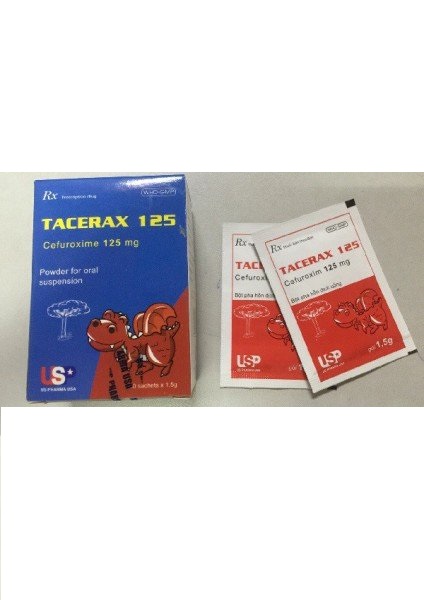 Tacerax 125mg - Kháng sinh điều trị nhiễm khuẩn