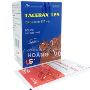Tacerax 125mg - Kháng sinh điều trị nhiễm khuẩn