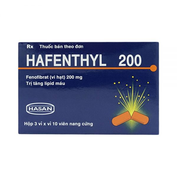 Hafenthyl 200mg - Công dụng hạ mỡ máu hiệu quả