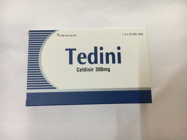 Tedini 300mg - Điều trị bệnh viêm phổi cộng đồng
