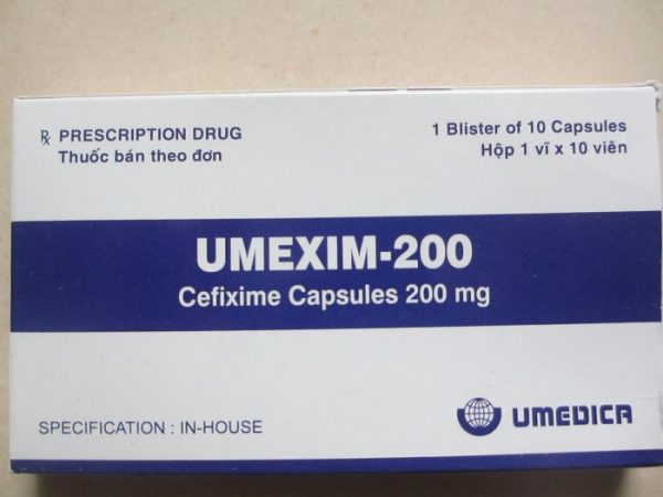 Thuốc Umexim 200 - Điều trị viêm tai giữa, nhiễm trùng tiết niệu