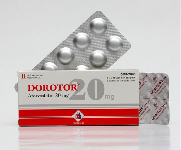 Dorotor 20mg - Điều trị mỡ máu