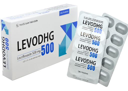 LEVODHG 500 - Điều trị viêm phổi