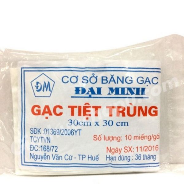 6c444d66a30676b48b7f1d280911681c Gạc Tiệt Trùng Đại Minh 30x30 là gì ?