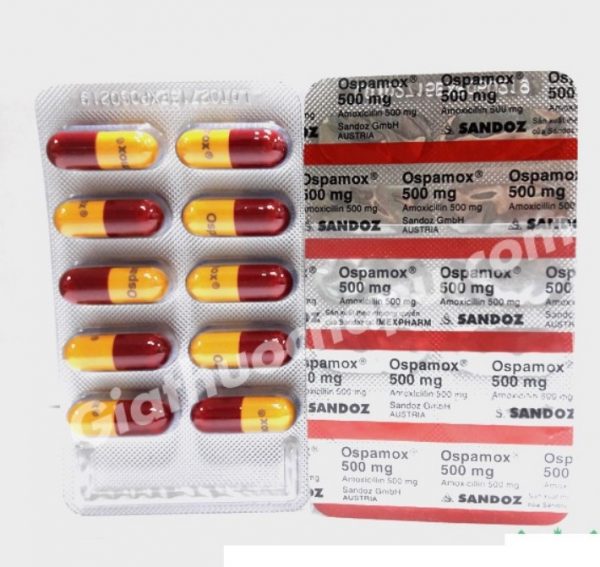 Ospamox 500mg - Thuốc kháng sinh điều trị nhiễm trùng
