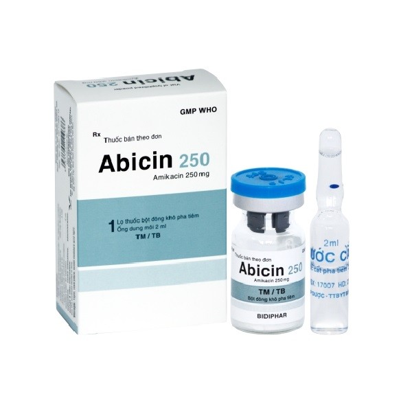 Abicin 250mg - Điều trị các trường hợp nhiễm trùng