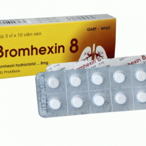 Quy cách đóng gói thuốc Bromhexin Tab.8mg Bul 