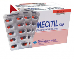 Quy cách đóng gói thuốc Mecitil Cap